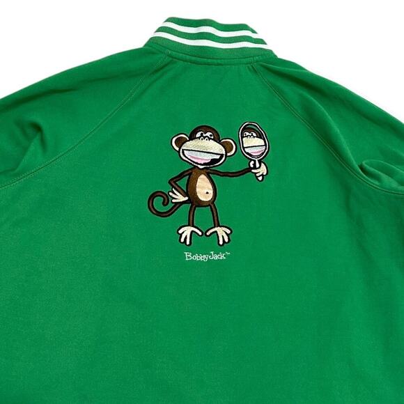 Bobby Jack Original Y2K Vintage Green Track Jacket - Picture 2 of 6